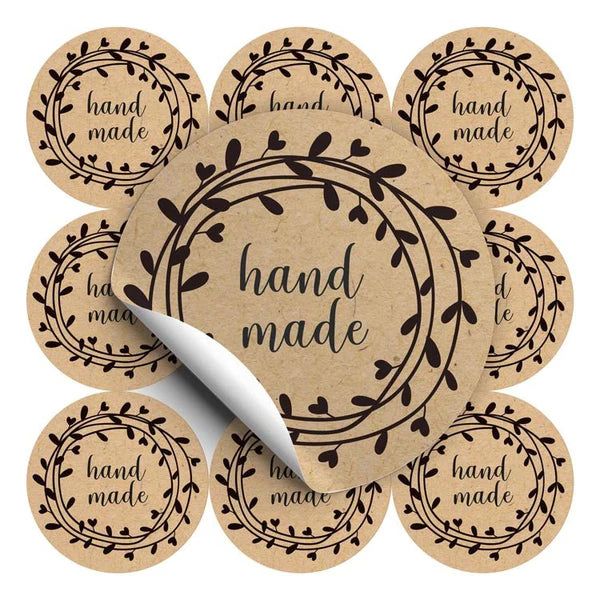 Naklejki HANDMADE ozdobne 10szt.