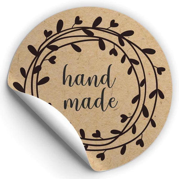 Naklejki HANDMADE ozdobne 10szt.