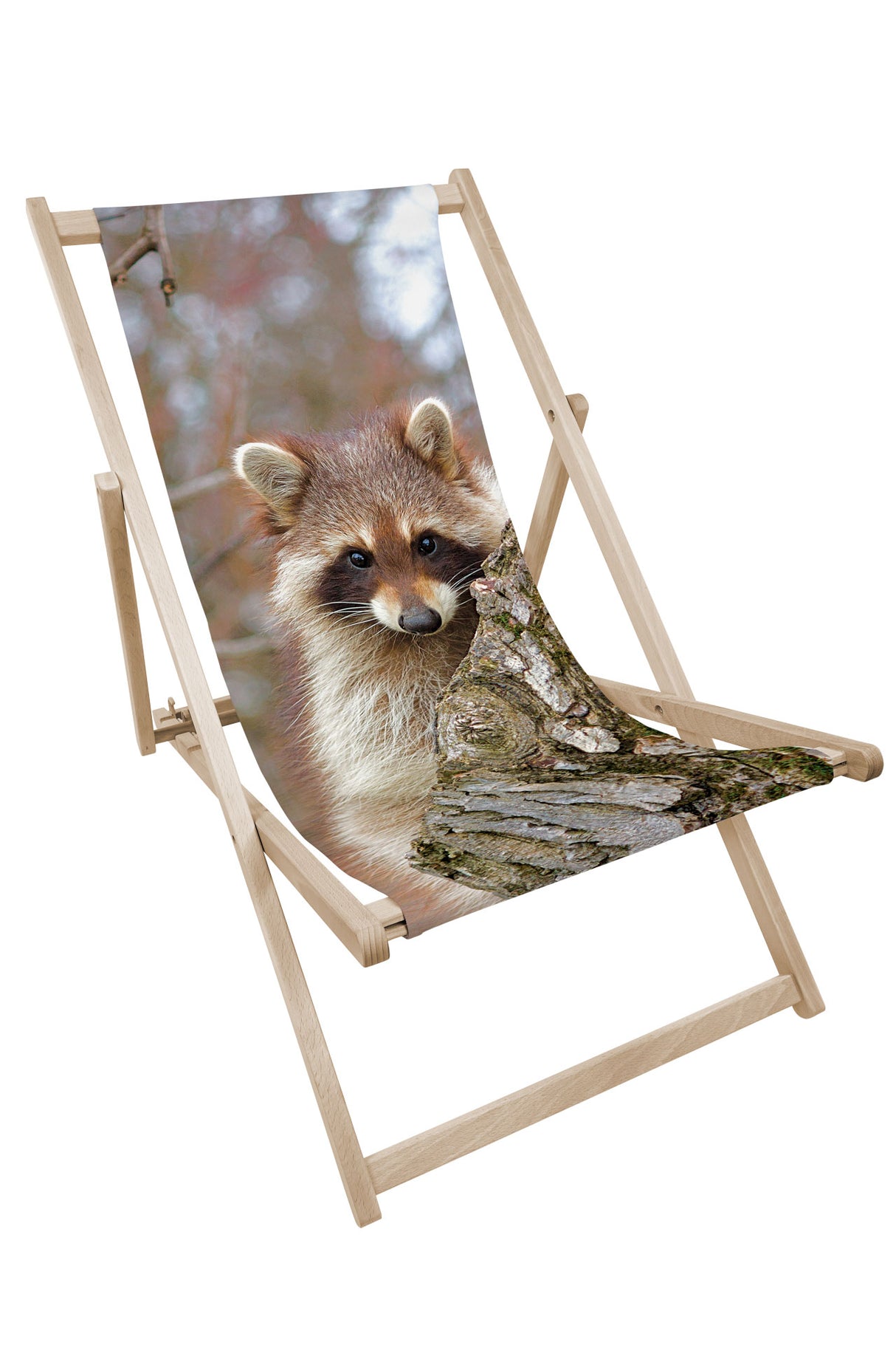 Leżak drewniany z nadrukiem SZOP PRACZ