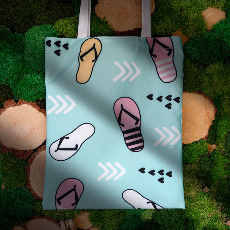 Torba bawełniana 350x450mm KLAPKI