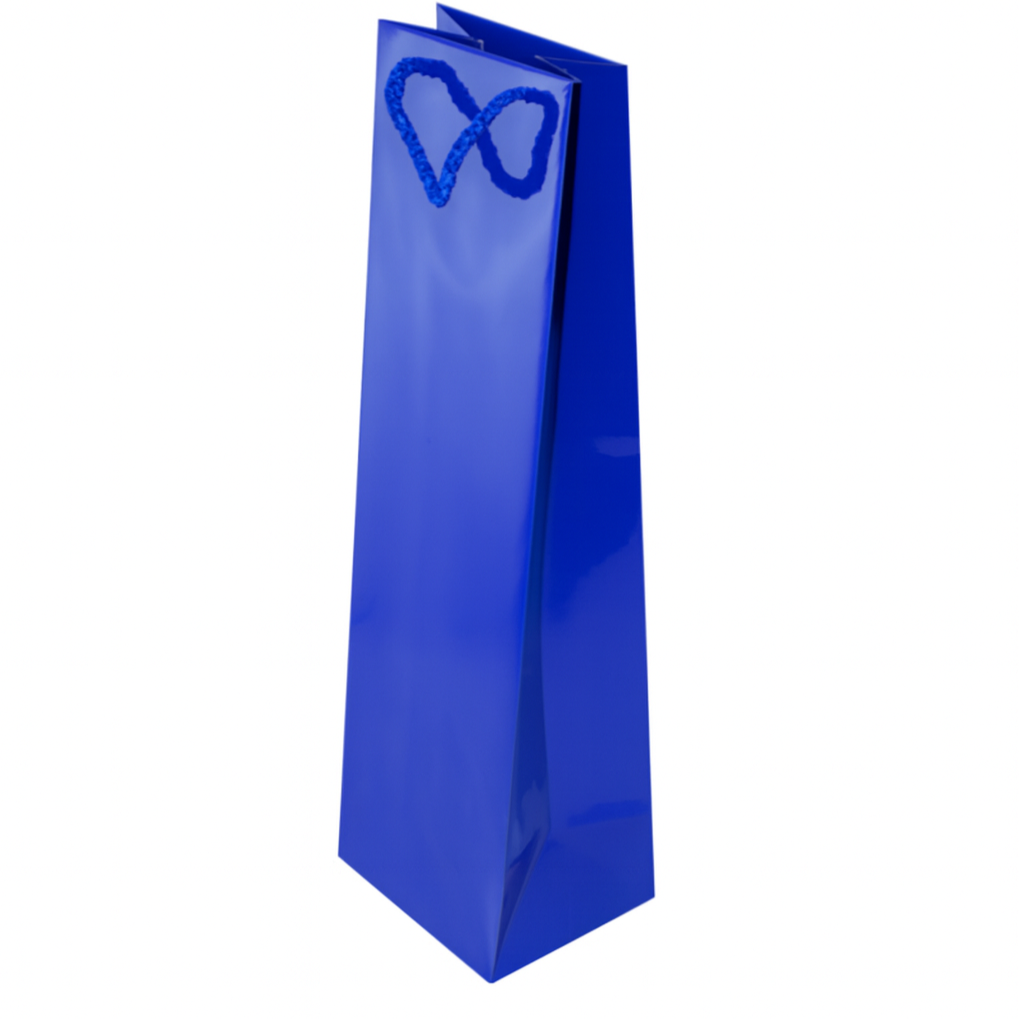 Torba laminowana z uchwytem sznurkowym 110x90x400mm Granatowa