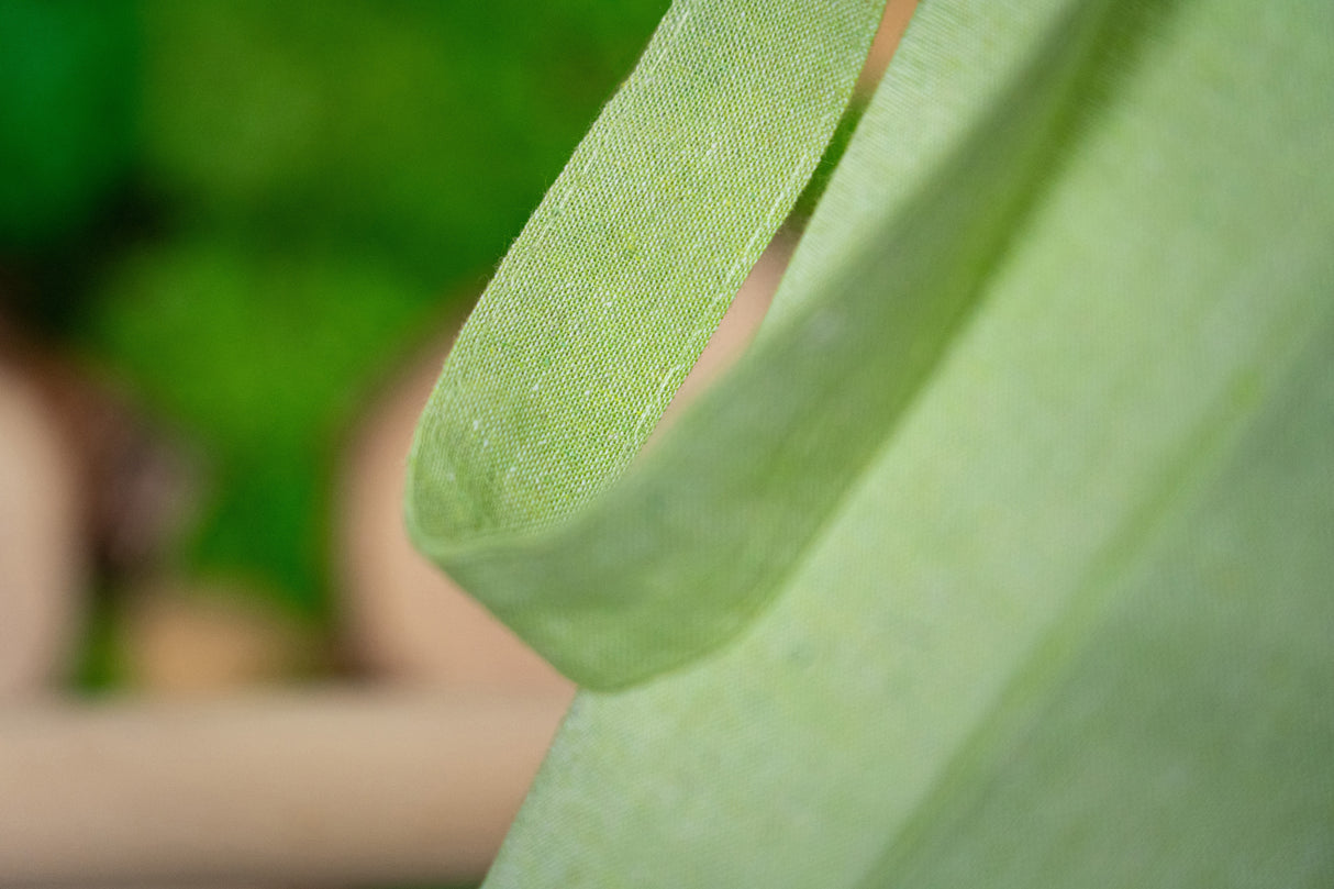 Torba bawełniana 380x420mm Zielona Uchwyt: 70cm