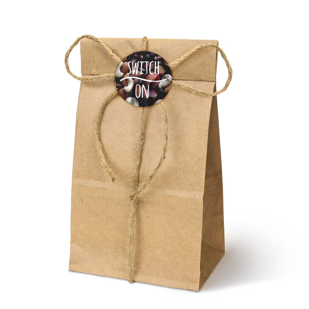 Torba papierowa klockowa 100x70x260mm Brązowa