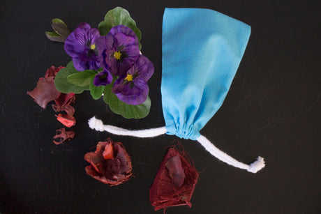 Worek bawełniany 10x15 cm 135 g/m2 niebieski