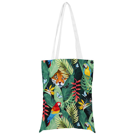 Torba bawełniana TYGRYS LIŚCIE 35x45cm