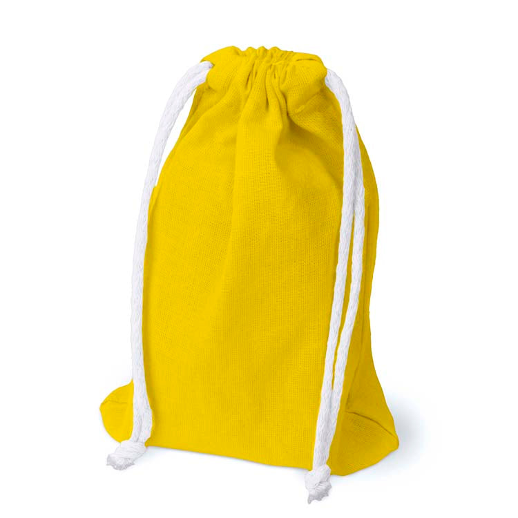 Worek bawełniany 15x20cm Żółty
