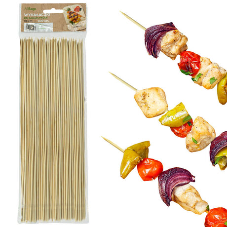 Patyczki drewniane do szaszłyków 30cm