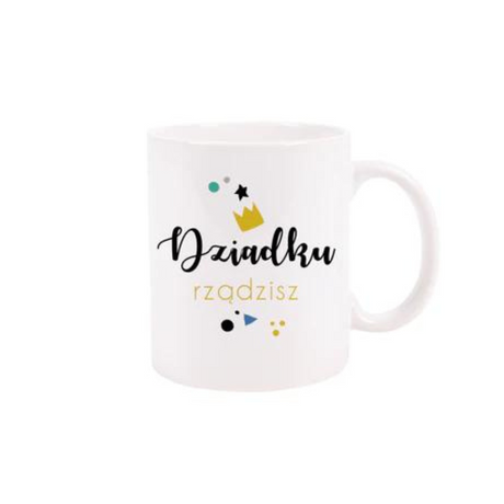 Zestaw Torba Bawełniana,Kubek,Poduszka Dziadku Rządzisz Prezent na Dzień Dziadka