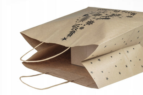 Torby świąteczne 300x170x340mm MERRY CHRISTMAS