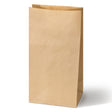 Torba Papierowa Klockowa 190x130x370mm 100szt. - Brązowa
