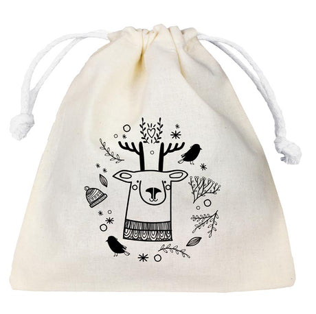 Woreczek RENIFER 15x20cm ECRU