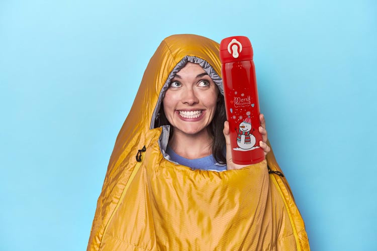 Termos czerwony Bałwan 500ml