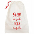 Woreczek bawełniany 25x40 cm Ecru Silent Night Holy