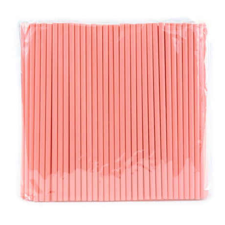 Słomki papierowe RÓŻOWE 20cm ekologiczne 250szt