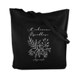 Torba Bawełniana personalizowana Kochanemu Dziadkowi+Imię Prezent na Dzień Dziadka Czarna