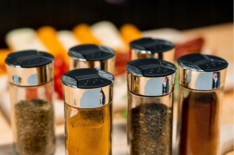 Pojemniki na przyprawy SZKLANE 6szt.