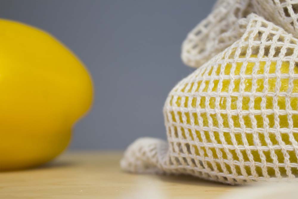 Worek z siatki bawełnianej ECRU 20x25cm IMPORT