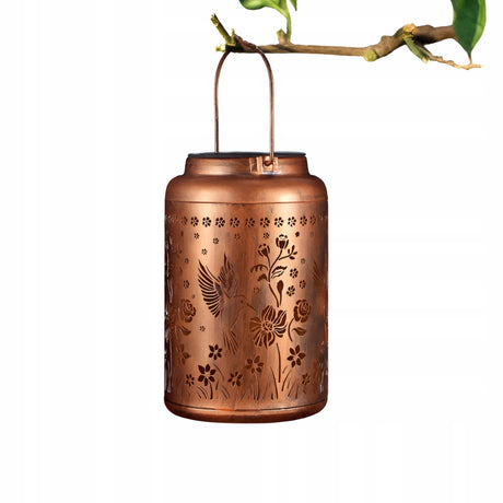 Ażurowa lampa solarna ogrodowa LED