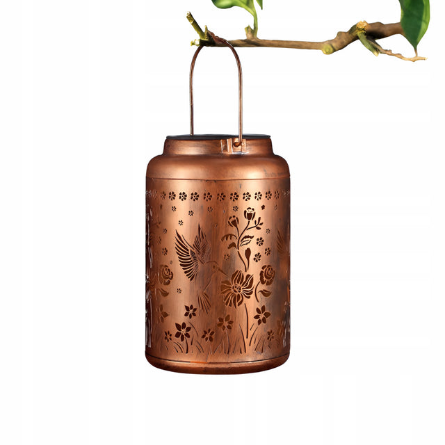 Ażurowa lampa solarna ogrodowa LED