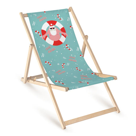 Leżak Zimowy Drewniany Zima COOL SANTA
