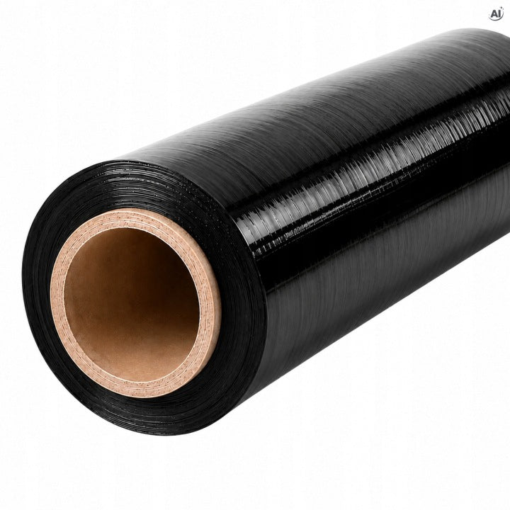 Czarna folia stretch 2,7 kg