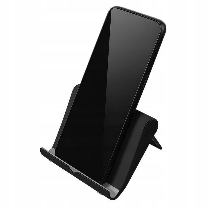 Czarny składany stojak na telefon