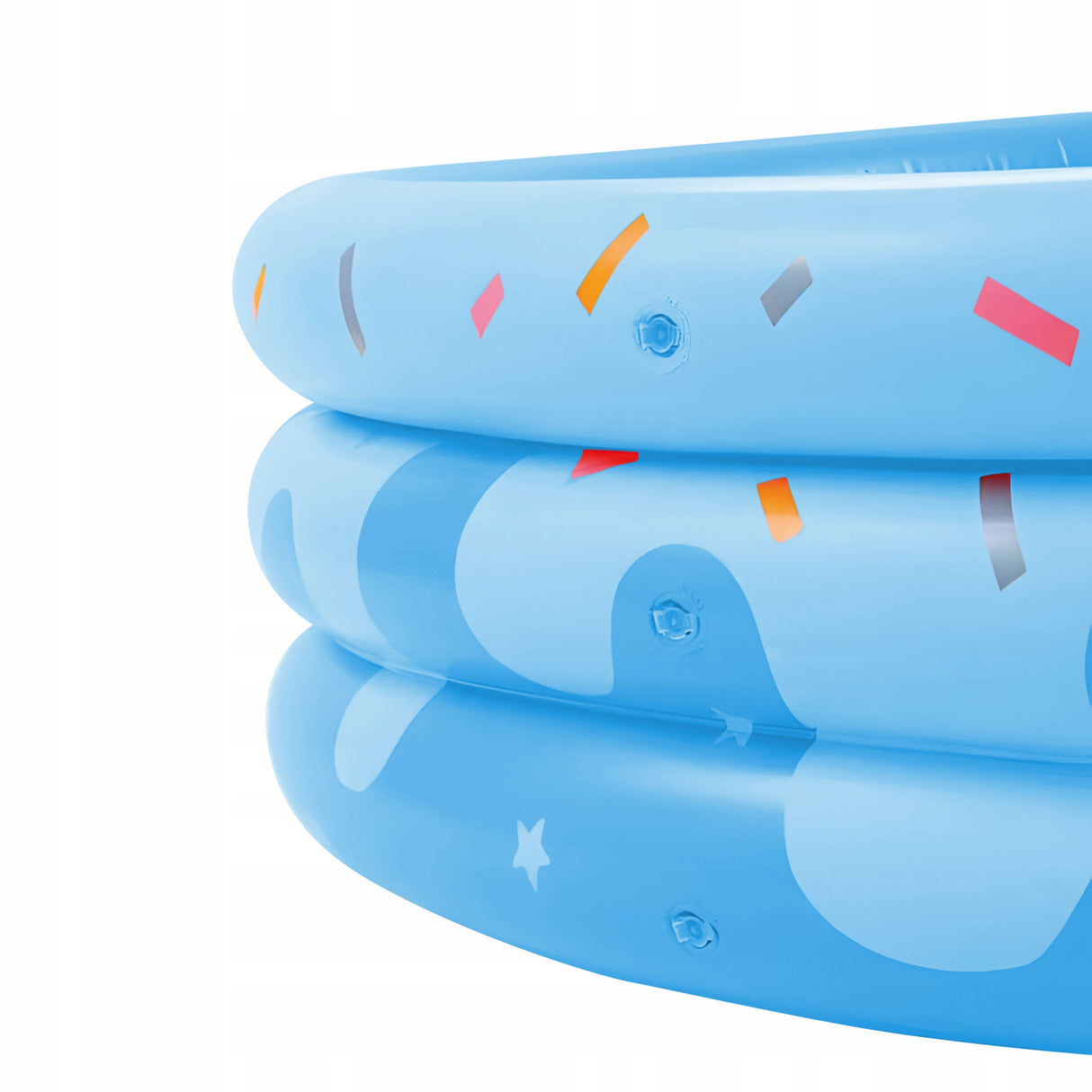 Basen Ogrodowy dla Dzieci Miękkie Dno Niebieski