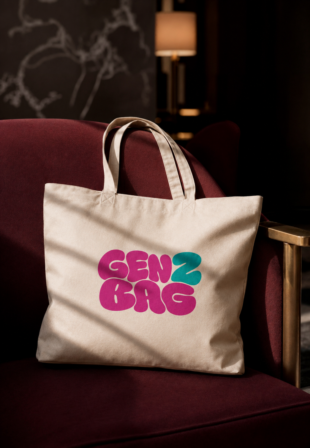 Torba bawełniana 510x150x380mm Ecru GEN Z BAG