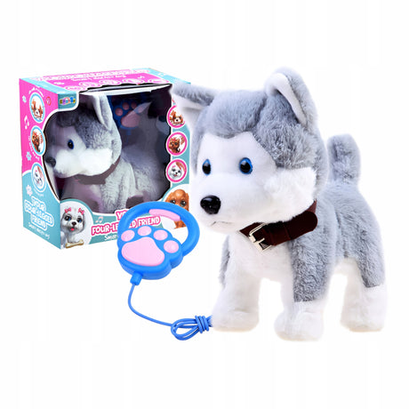 Interaktywny Pies Husky na Smyczy