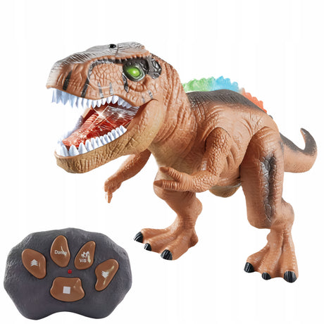 Interaktywny dinozaur LED
