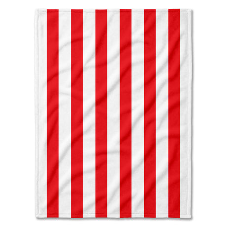 Koc plażowy 150x200 cm w paski - Różne kolory Czerwony