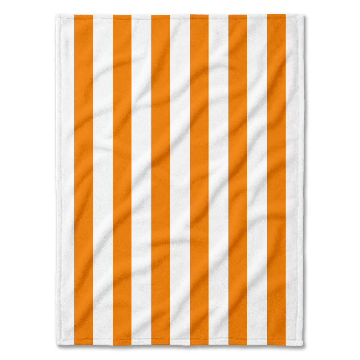 Koc plażowy 150x200 cm w paski - Różne kolory Pomarańczowy