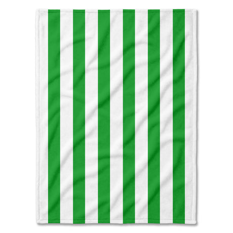 Koc plażowy 150x200 cm w paski - Różne kolory Zielony
