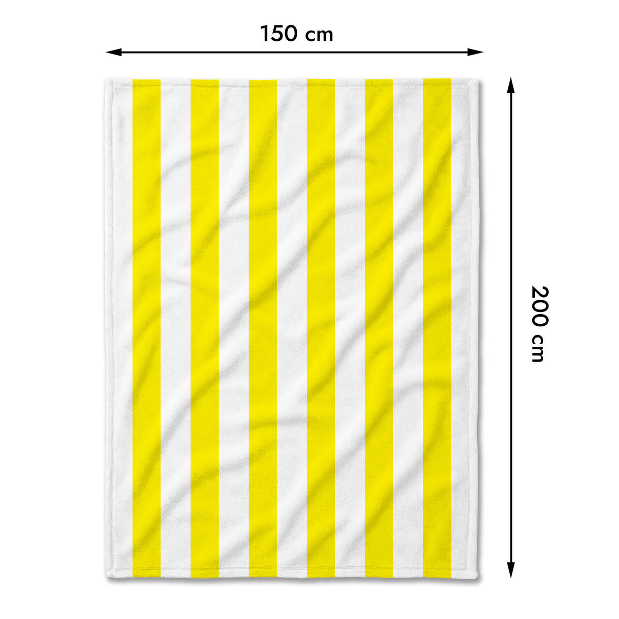 Koc plażowy 150x200 cm w paski - Różne kolory