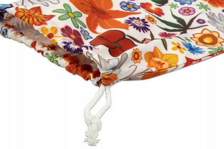 Worek Poliestrowy Kolorowy 25x30cm Kwiaty