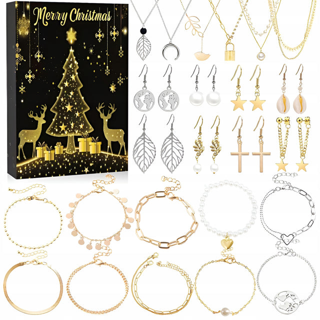 Kalendarz Adwentowy z biżuterią