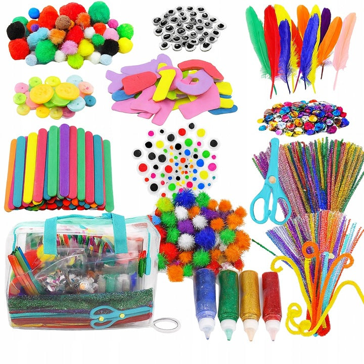 Kolorowy zestaw artystyczny DIY dla dzieci