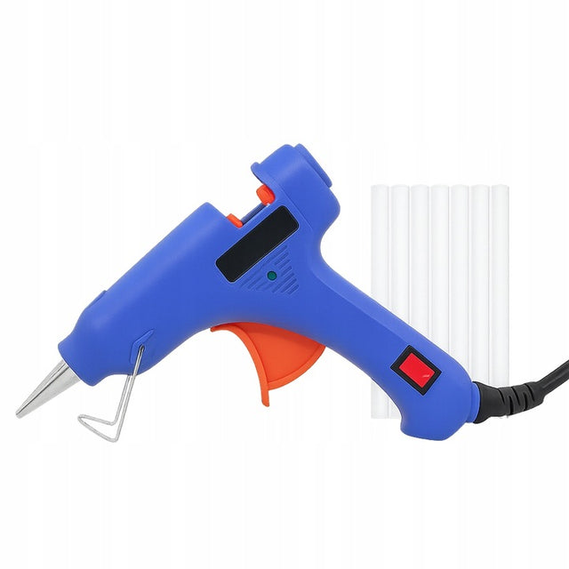Kompaktowy pistolet do kleju na gorąco 20 W + wkłady