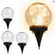 Lampki solarne LED kule ogrodowe 4szt.