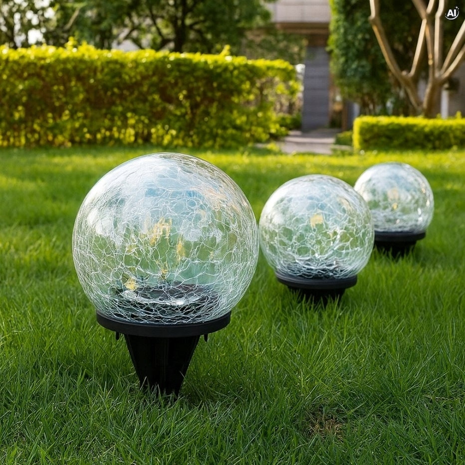 Lampki solarne LED kule ogrodowe 4szt.