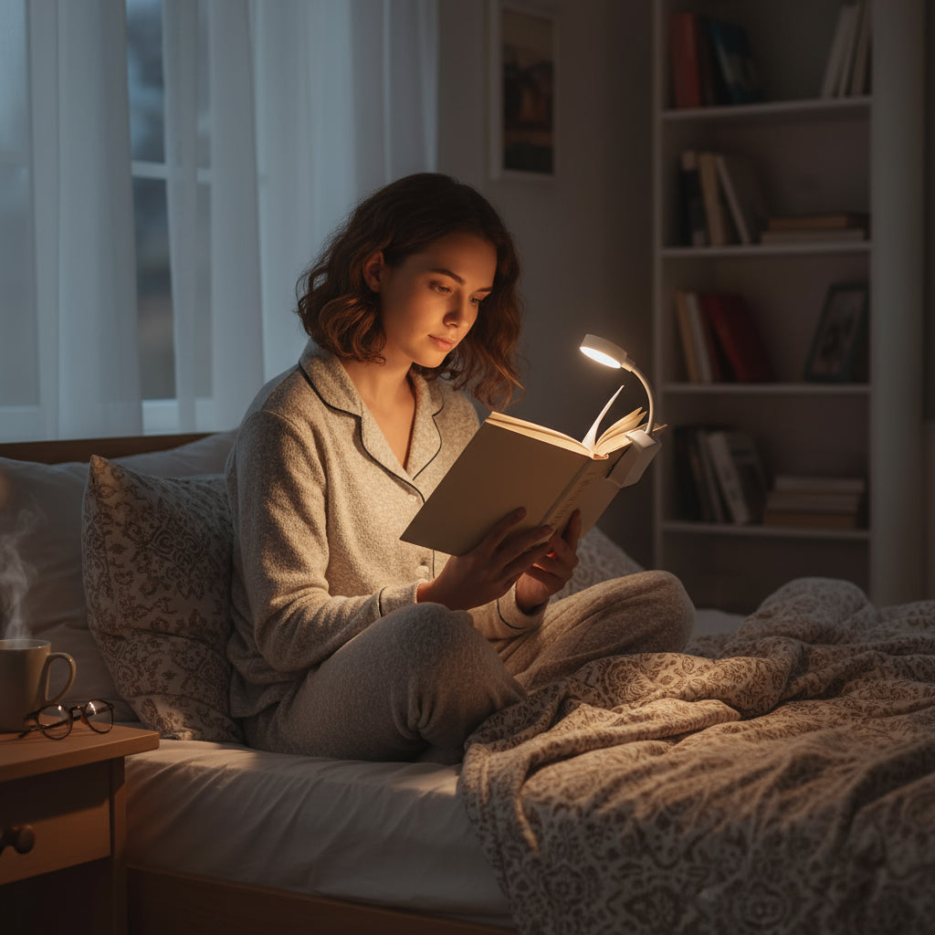 Lampka LED na klips USB