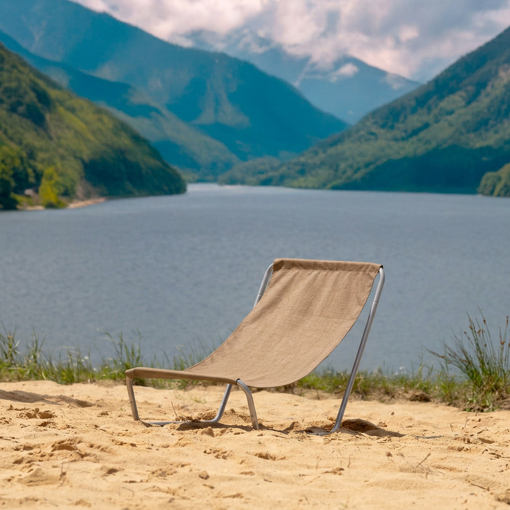 Leżak Plażowy Metalowy LEN