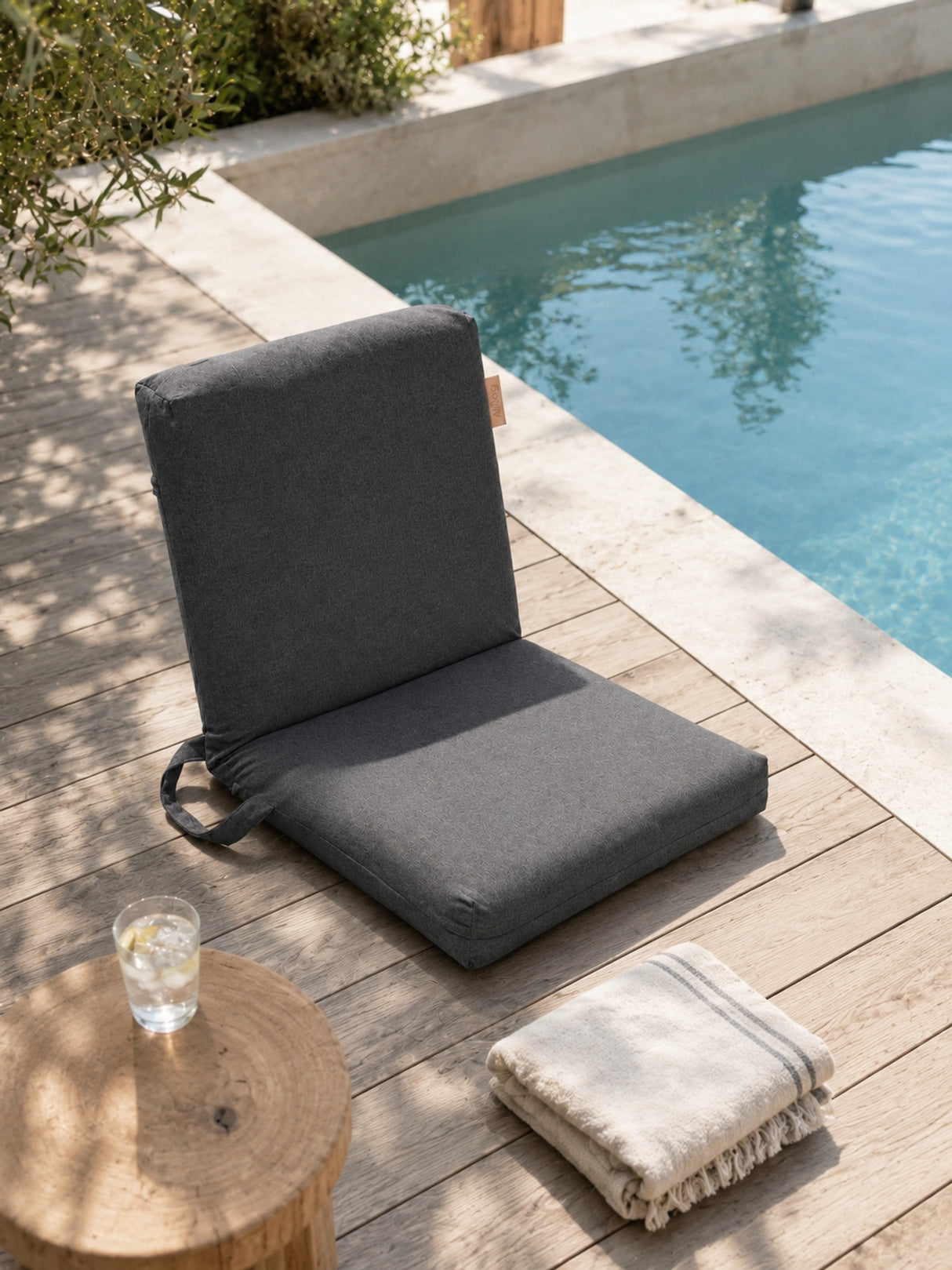 Șezlong de călătorie pliabil - DIVERSE CULORI