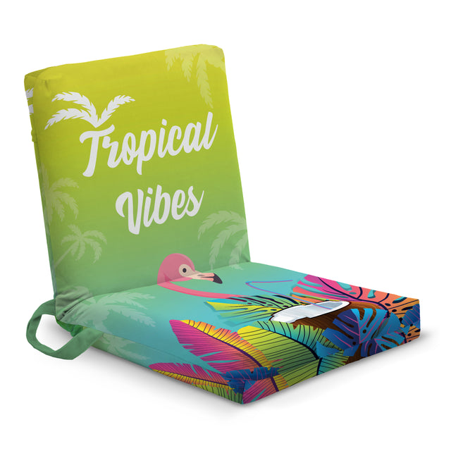 Leżak podróżny składany leżanka TROPICAL VIBES