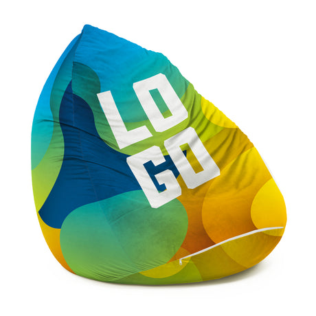 Pufa worek XXL reklamowa 300L Z WŁASNYM NADRUKIEM Velvet