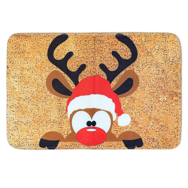 Dywanik świąteczny łazienkowy Renifer