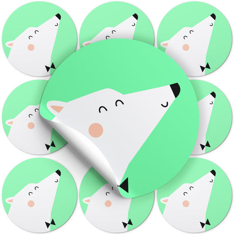 Naklejki świąteczne MIŚ ozdobne 10szt.