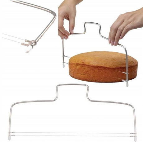 Nóż strunowy do cięcia CIASTA biszkoptu