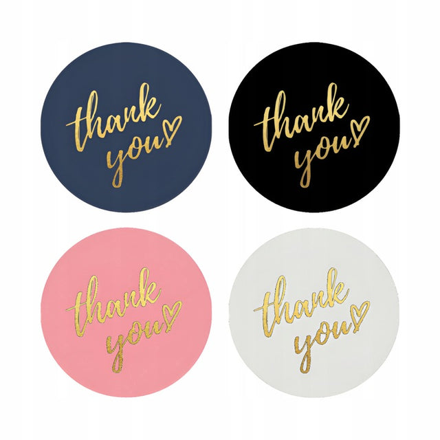 Naklejki Thank You mix kolorów