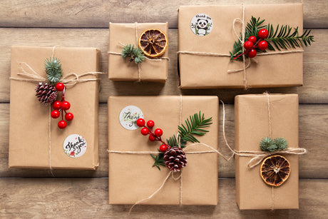 Naklejki Thank You kwiatowe białe